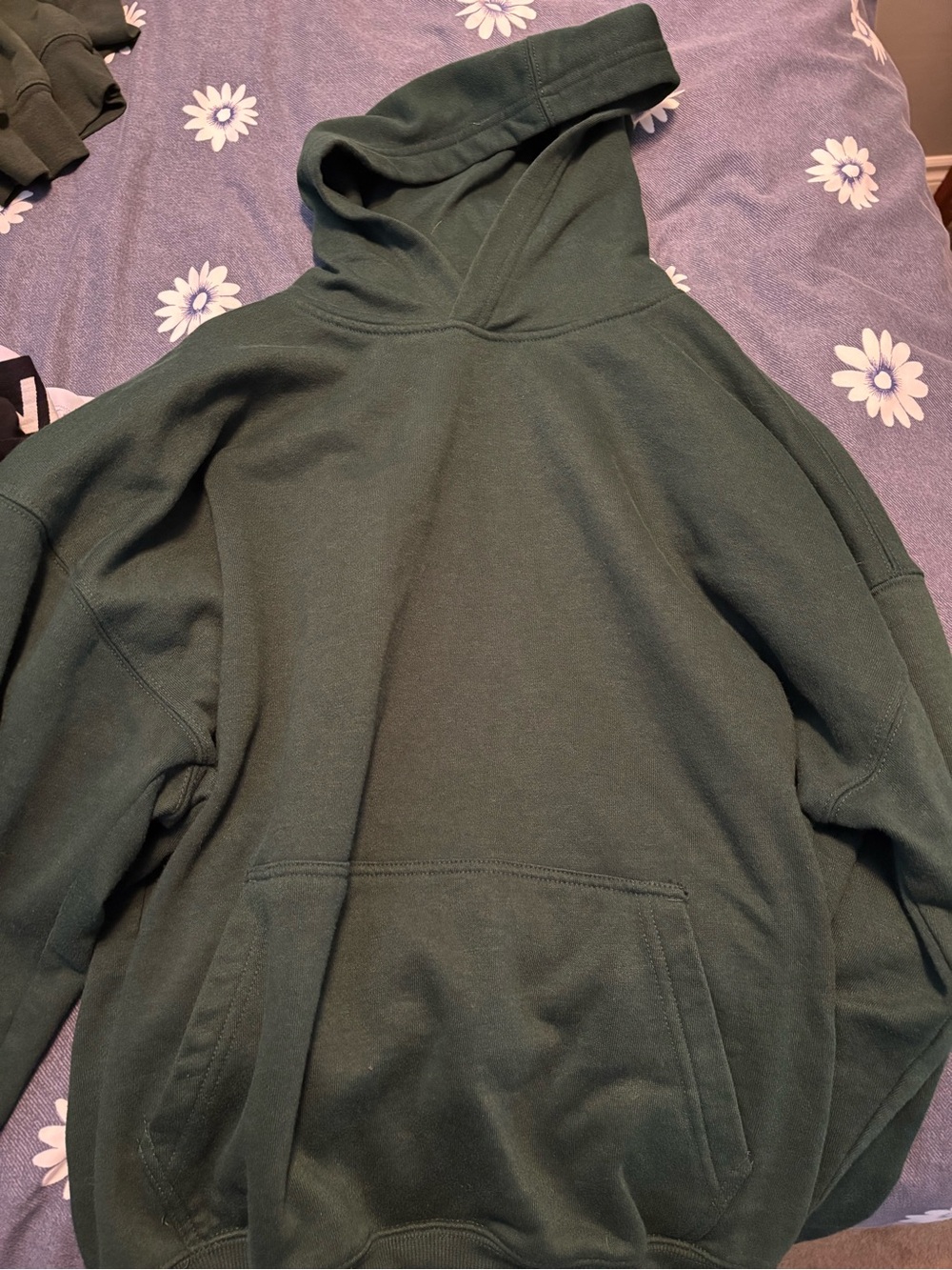 Men's Forest Green Hoodie Sweatshirt